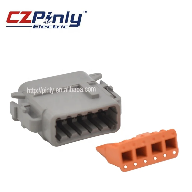 12 контактный разъем водонепроницаемый deutsch DTM автомобильный провод соединительного DTM06-12S