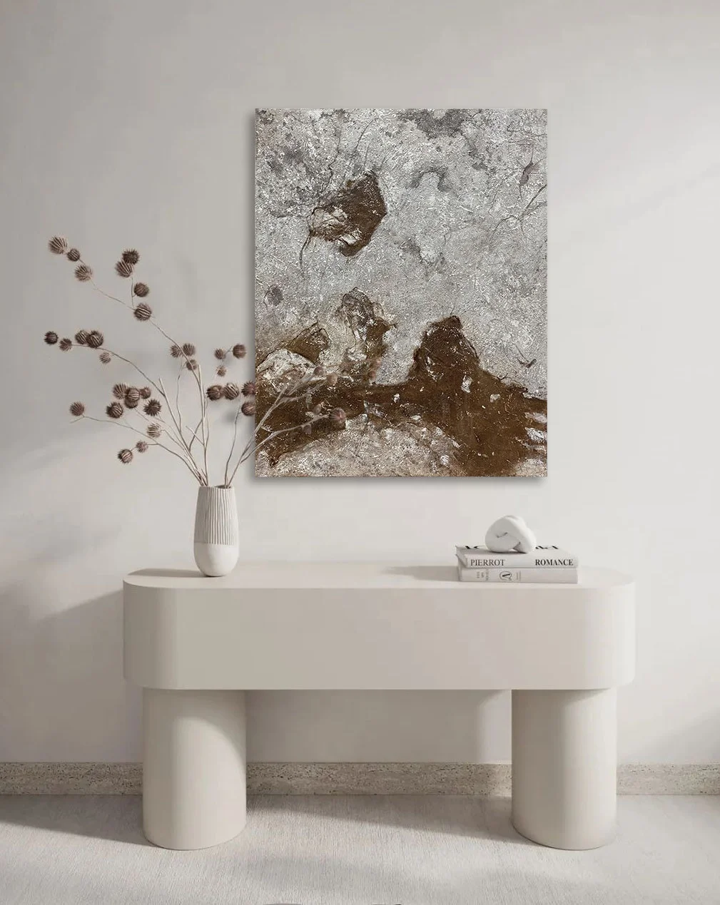 Creative rock texture oil painting original design high-end gallery painting home decoration abstract painting