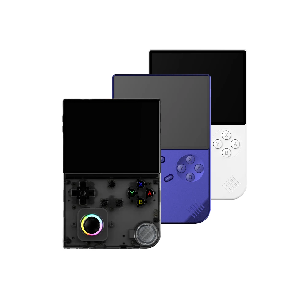 RG40XXV Game Consoles Long Battery Life HD Screen Dual Stick Control 64GB Handheld Retro RGB Light Video Game Consoles RG 40XXV