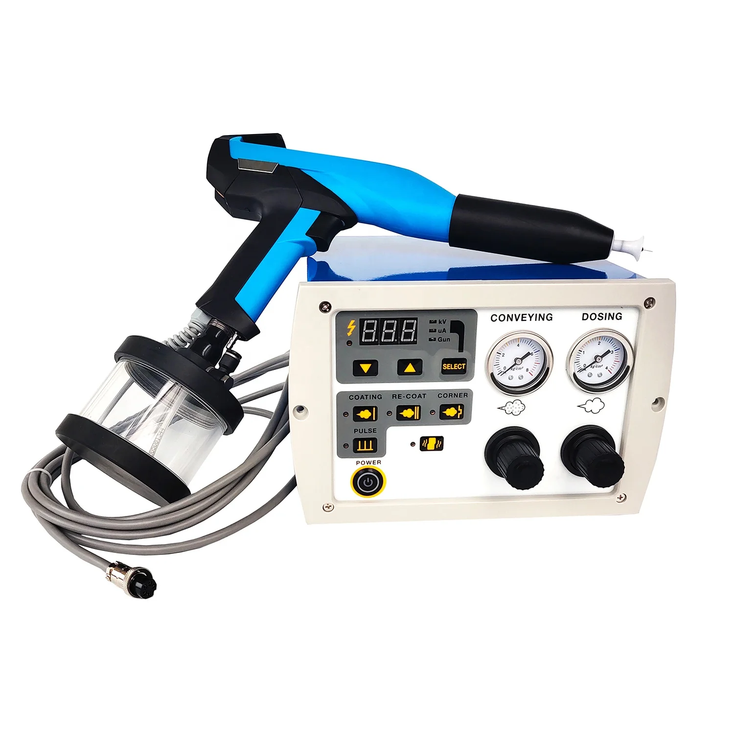 
 WX-K1C портативная Электростатическая Машина для нанесения порошкового покрытия с распылителем  