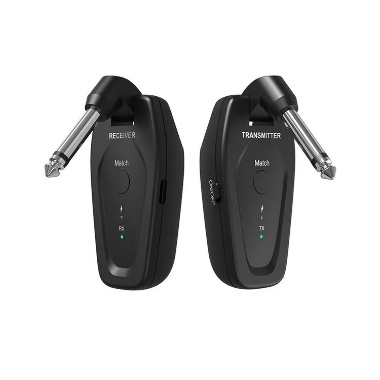 UHF беспроводной передатчик и приемник Беспроводная система перезаряжаемая аудио TX RX 6 35 мм штекер 50 м Диапазон передачи