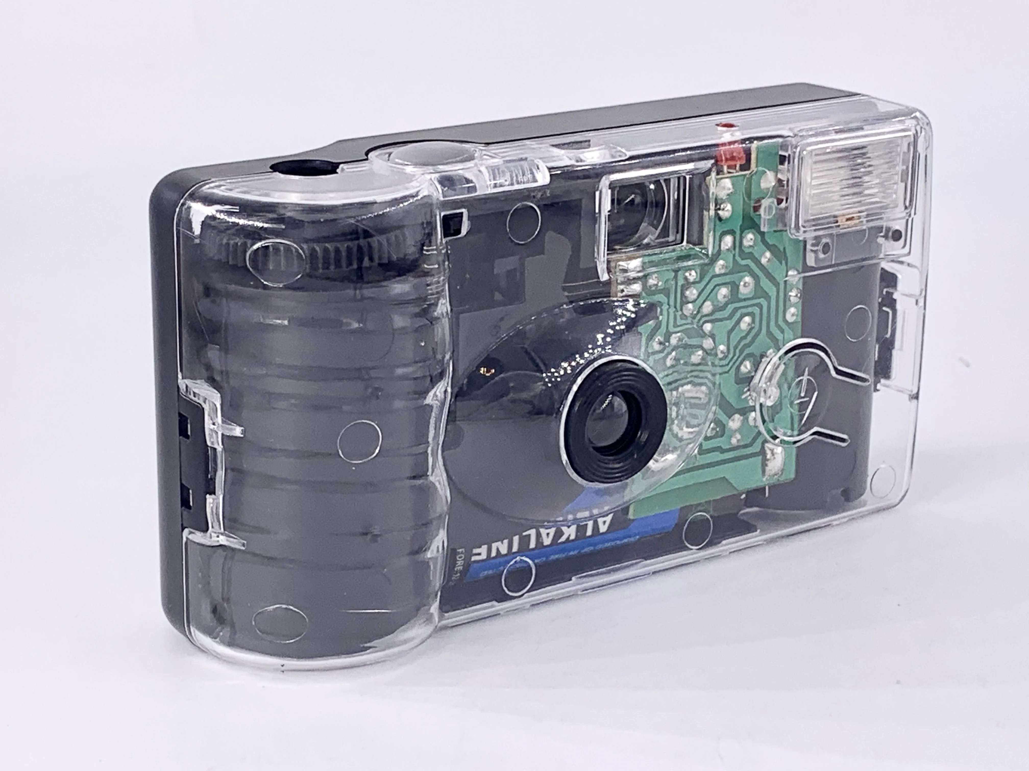Transparent Clear Plastic Cover Disposable Film Camera with Flash 35mm Film Kodak Color ISO200/ISO400
