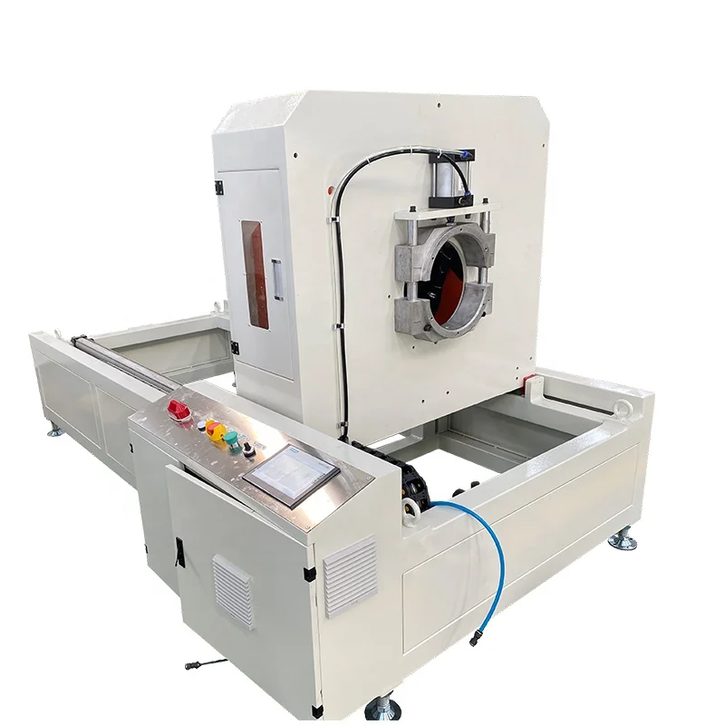 Polestar Machinery Automatic 75 250 mm PE PP pipe cutter planetary dust free pipe cutting machines