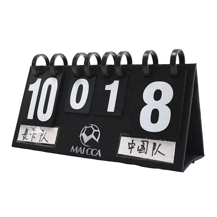Newest sale simple design durable table tennis match scoreboard