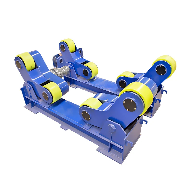 Factory Wholesale Welding Positioner Rotator Small Tube Turning Rolls Rotating Welding Table Double Rubber Wheel Roller