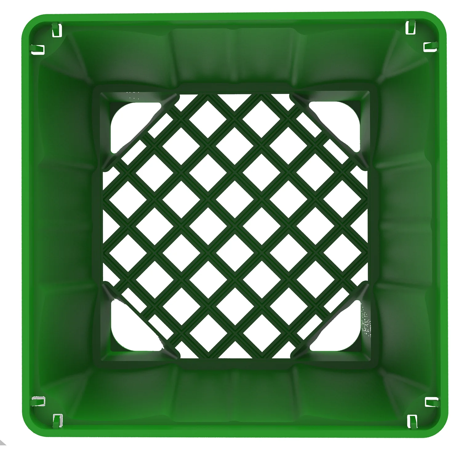 
Hydroponic Buckets With LIids Plastic Green Pots Square garden pots for greenhouse 