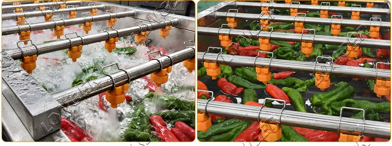 Промышленная воздушно-пузырьковая стиральная машина для очистки овощей/фруктов