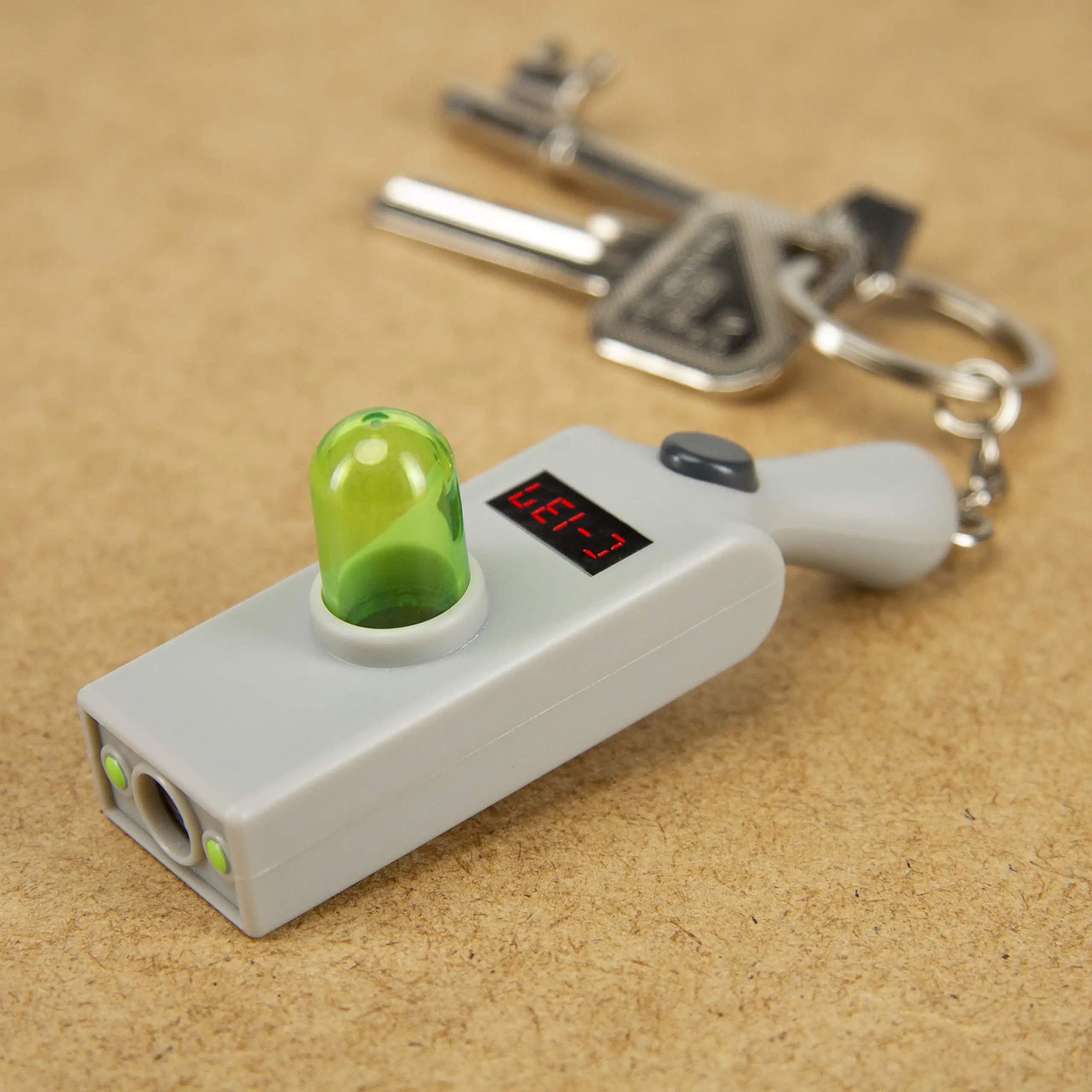Rick and Morty Portal Gun Key Ring Light Key Chain Surrounding portal gun keychain toys