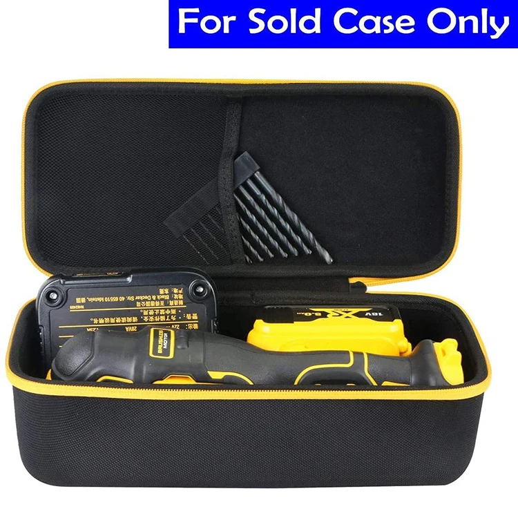 Hard Travel Case for DEWALT 20V MAX Right Angle Cordless Drill Driver DCD740C1 DCD740B