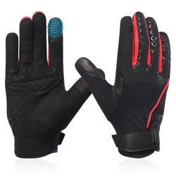 Summer Road Car Mountain Bike Riding Gloves Full Finger Bicycle Gloves