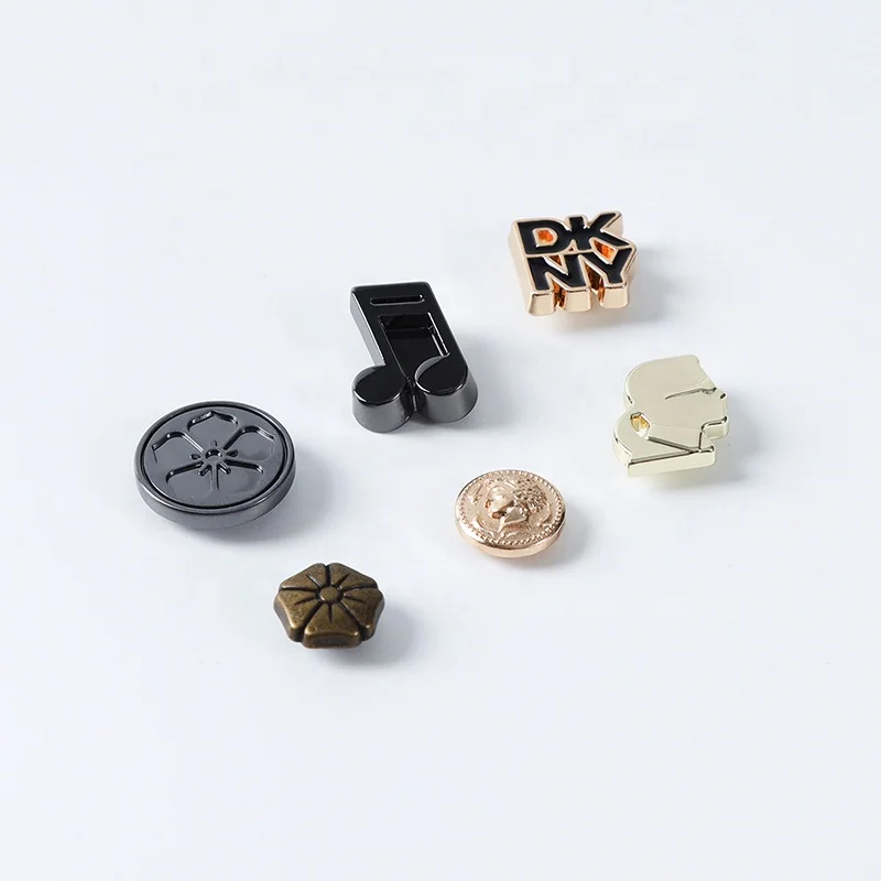 YHG High Quality Engraved Zinc Alloy Brass Screw Studs Enamel Custom Logo Button Metal Rivet for Coat Fashion Clothes
