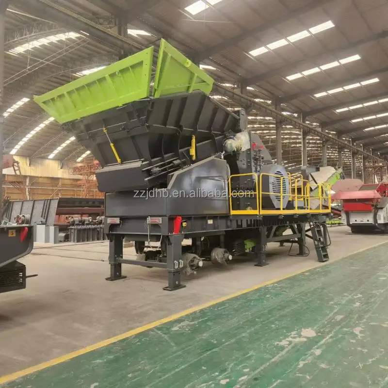 Mobile Energy Saving Primary Stones Jaw Crusher Stone Crushing Machine Marble Granite Mobile Jaw Crusher Plant