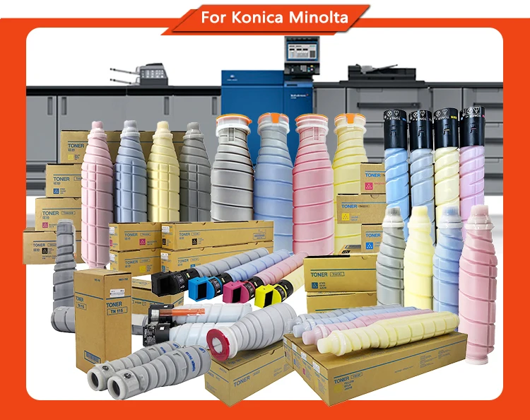 Тонер-картридж TN314 премиум-класса для тонеров Konica Minolta Bizhub C200 C200E C203 C210 C253 C353 C7720 C7721