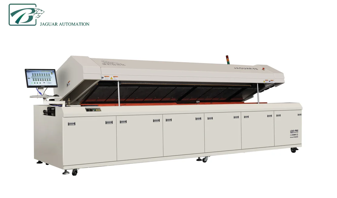 Hot sale  F10-1200 Large Ten Zones Lead-Free Hot Air Reflow Oven  Automatic for SMT Production Line