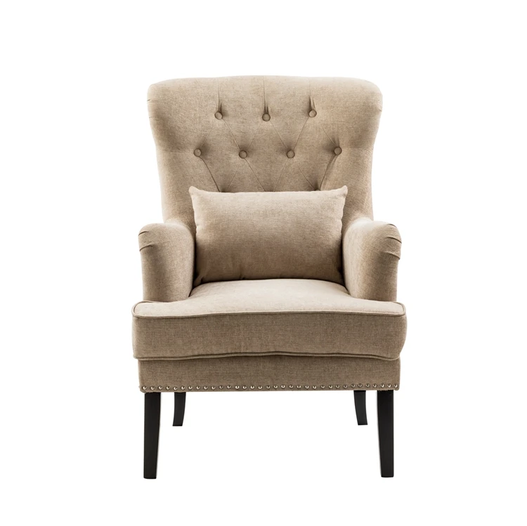 Widely used superior quality luxury living room modern single sofa high back arm chair