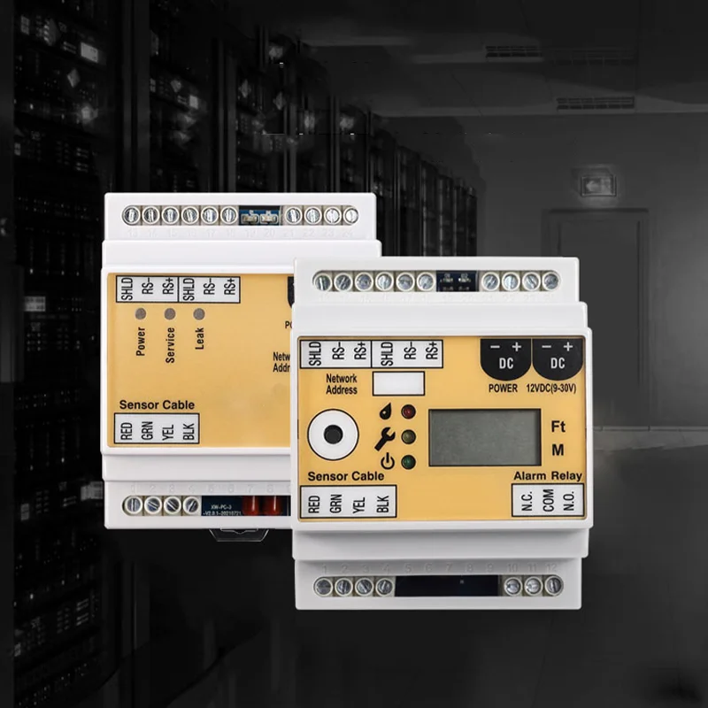 RS485 Water Sensor Leak Cable Water Sensor Leak Detection 4 Wire Locating Water Leak Sensing Cable