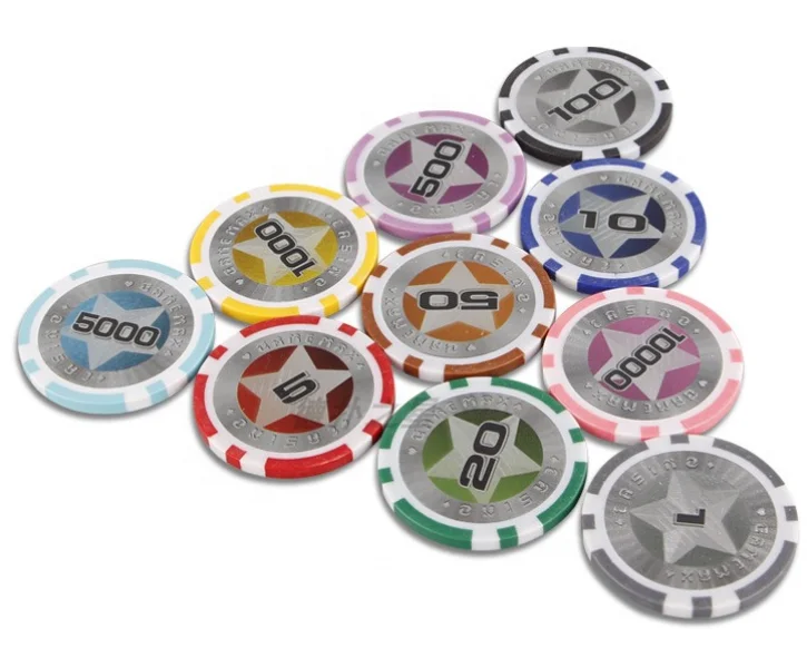 11.5 grams of custom PS chips, customized   poker chips