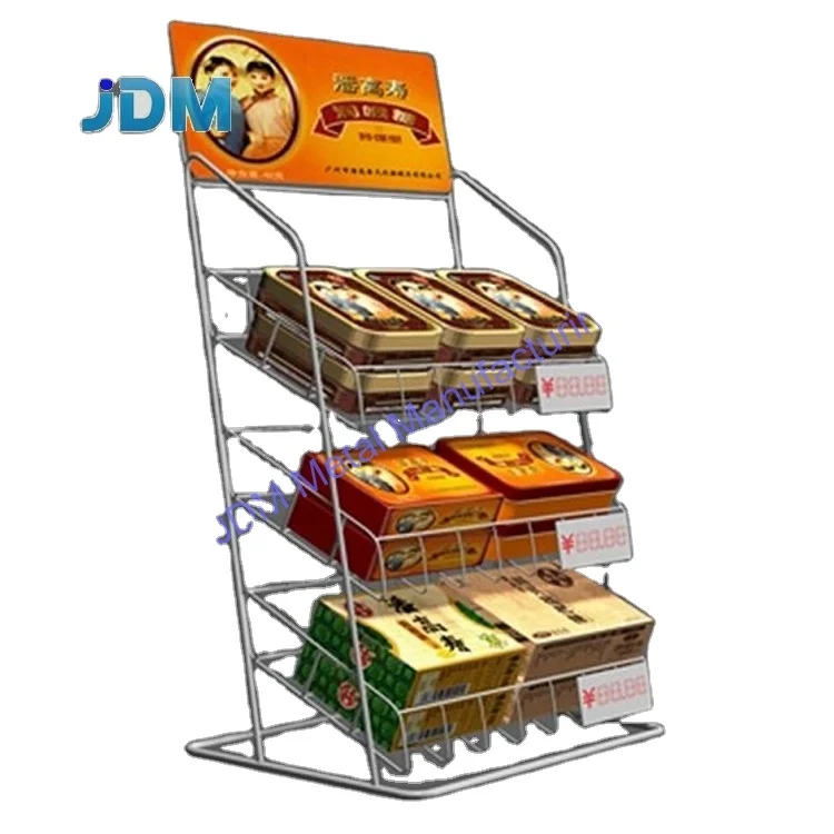 Подставка для закусок металлическая полка картофельных чипсов супермаркета хлеба аксессуар мобильного телефона