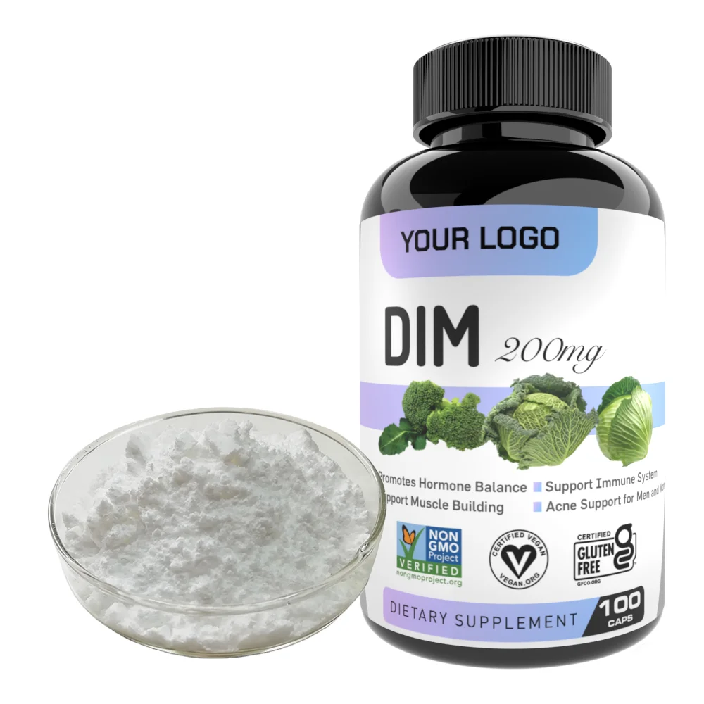 Private Label Health Food Supplement Dim Supplement Dim Pills Diindolylmethane Dim Capsules