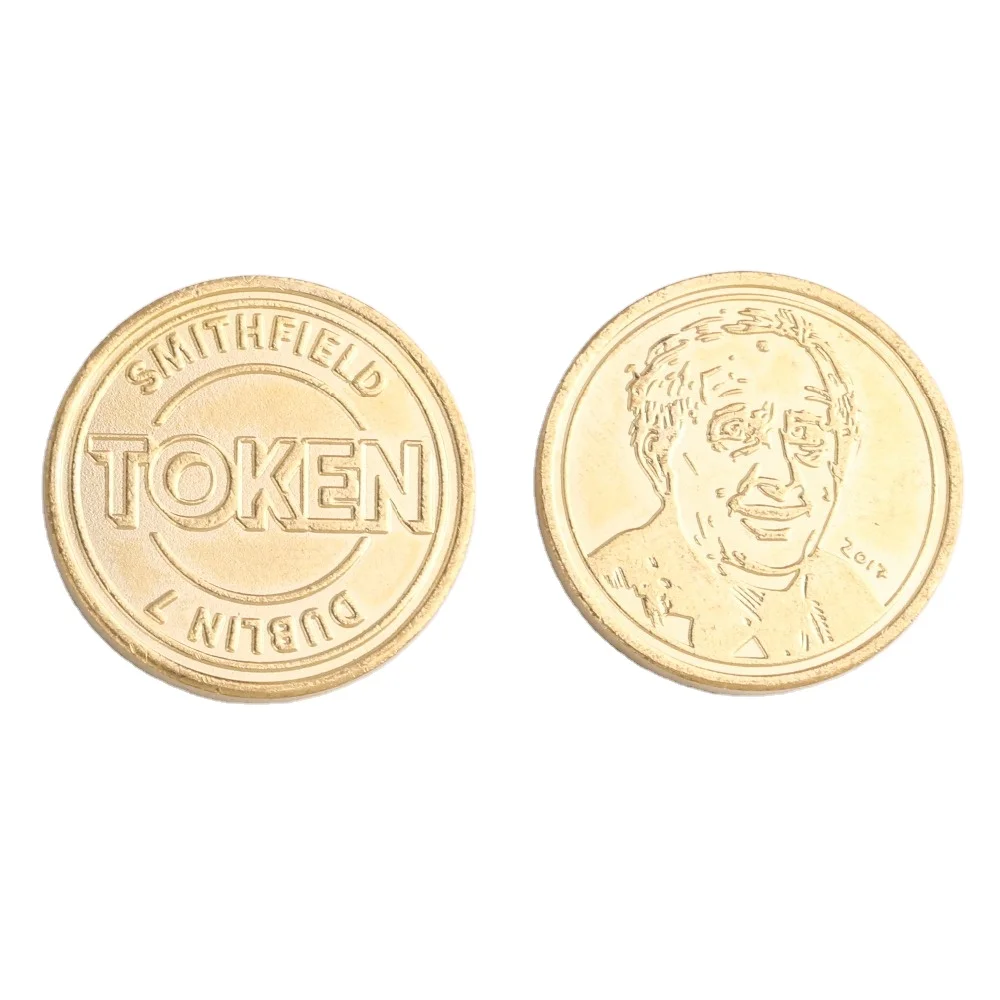 Factory Direct Selling Custom Made Generic Metal Laundry Medal Game Coin Pusher Color Tokens