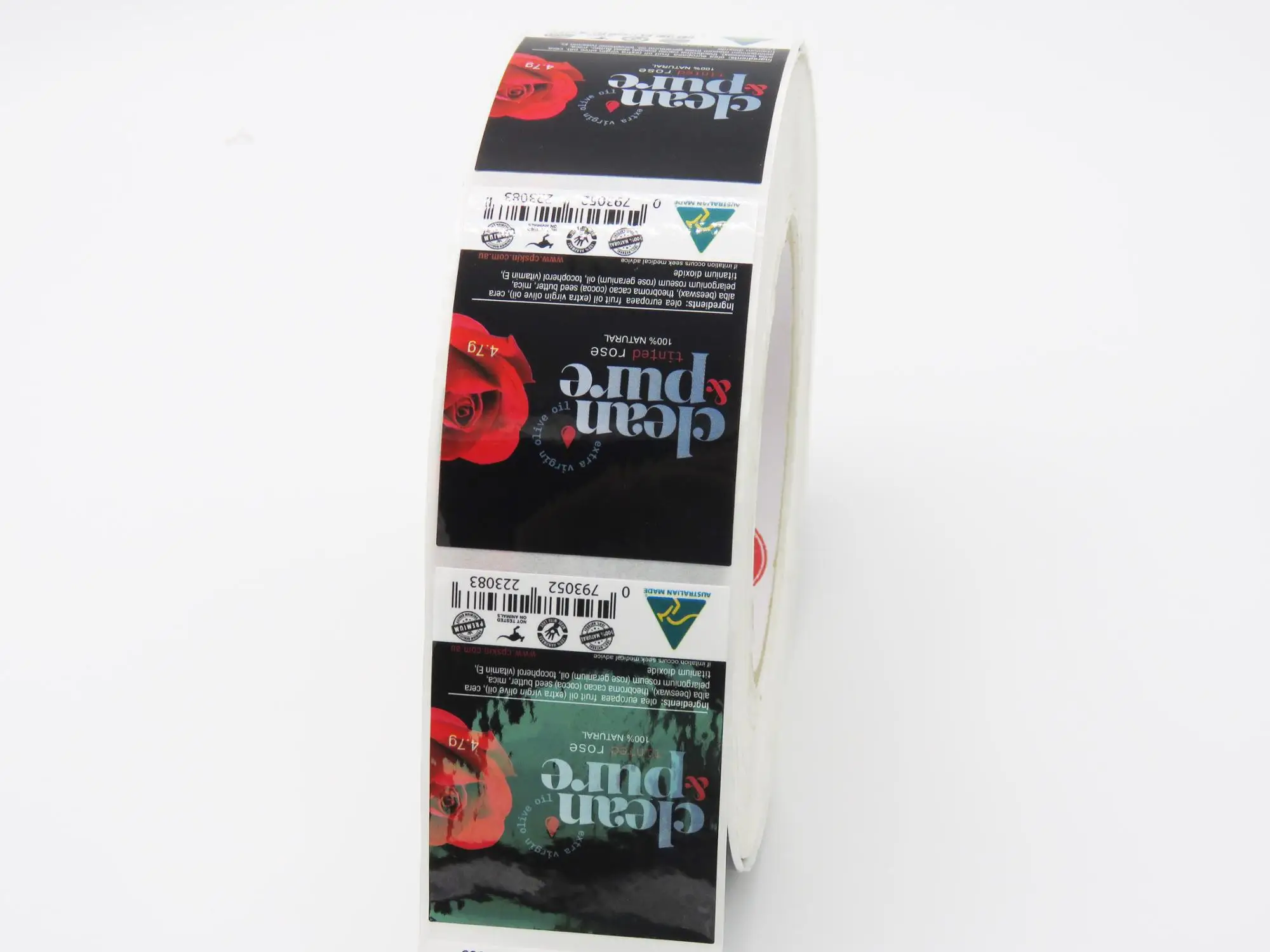 anti tear waterproof plastic jar adhesive bottle label sticker