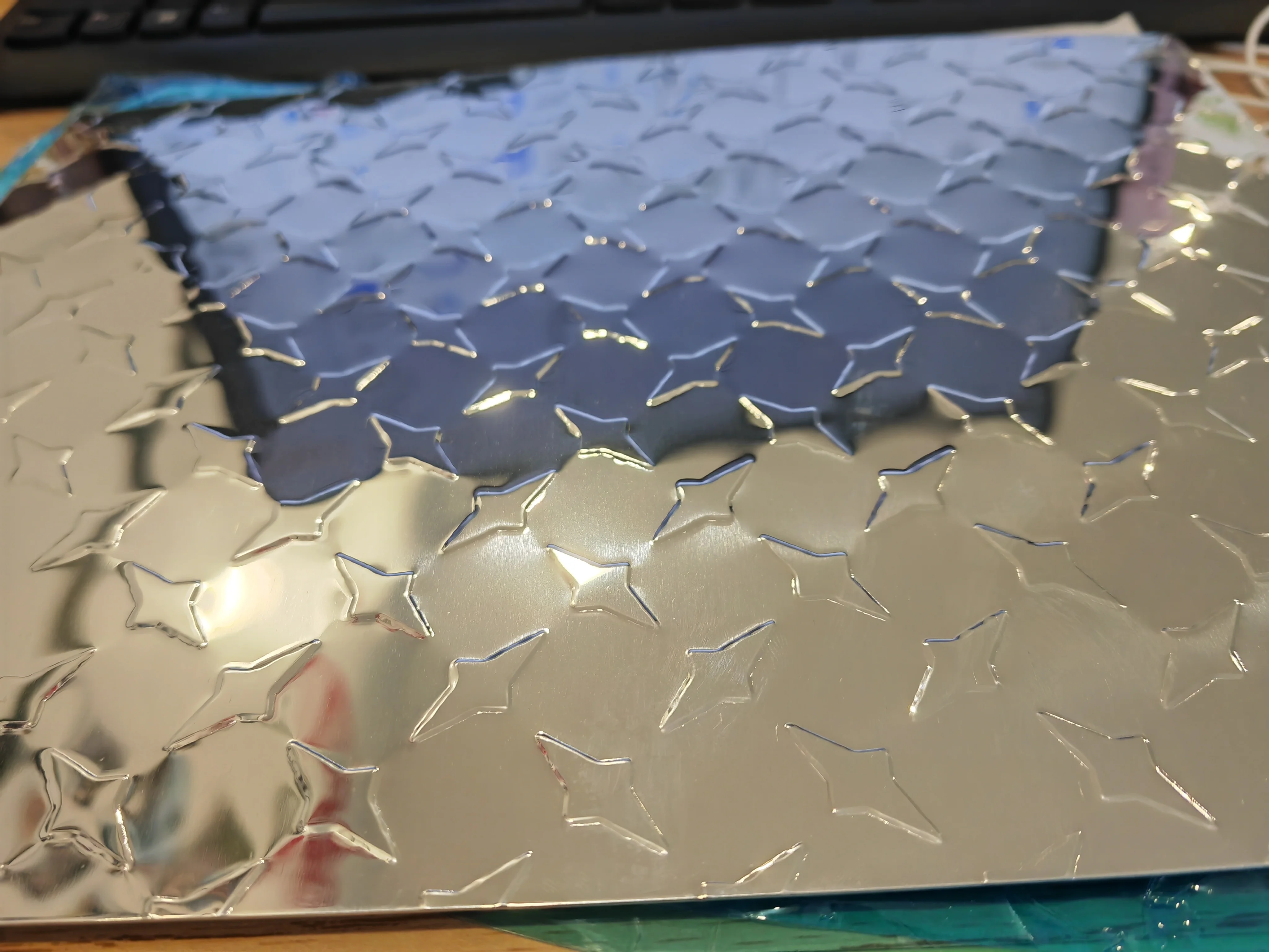 Standard Decoration Embossed Sheet Aluminium Lumatread Diamond