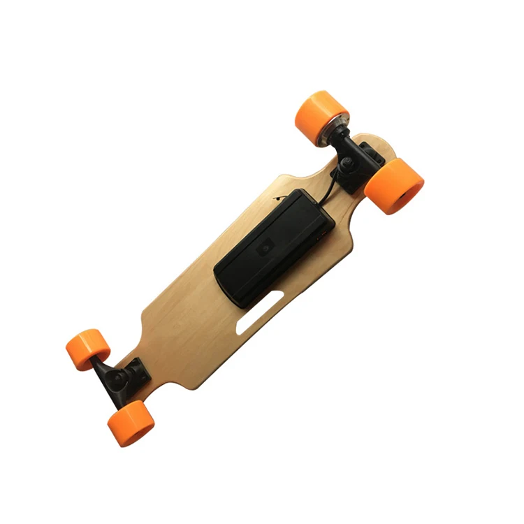 Factory Directly Lithium Battery 2.2AH 150W Single Drive LED Remote Control Electric Skateboard Longboard