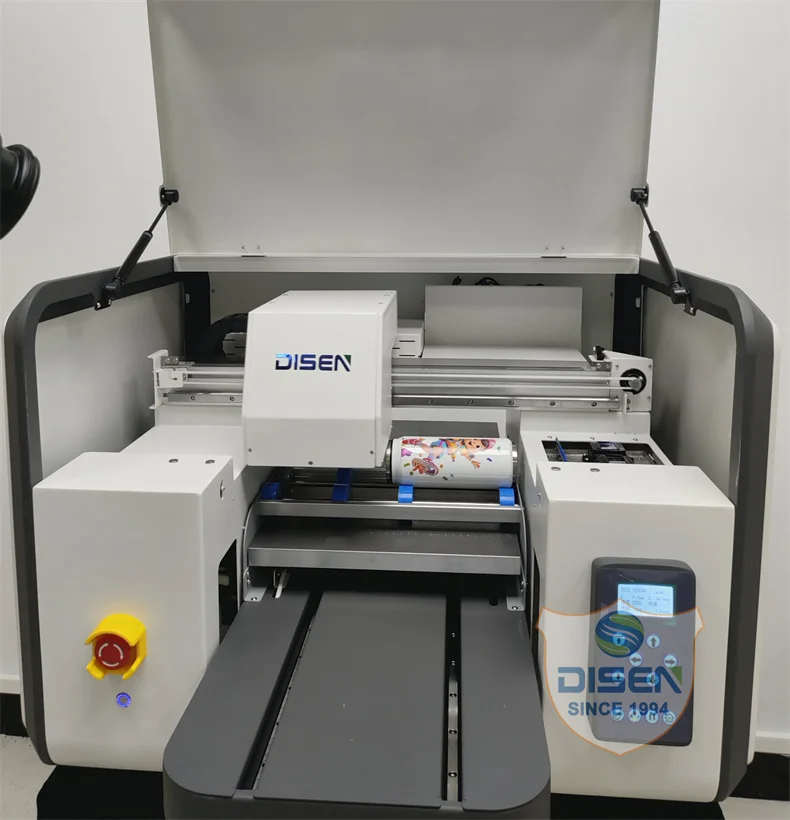 PVC Glass Phone Case Leather Wood Food Printer Metal Plastic Plane Cylinder Bottle Multi-functional A4/a3 Uv Flatbed DTG Printer