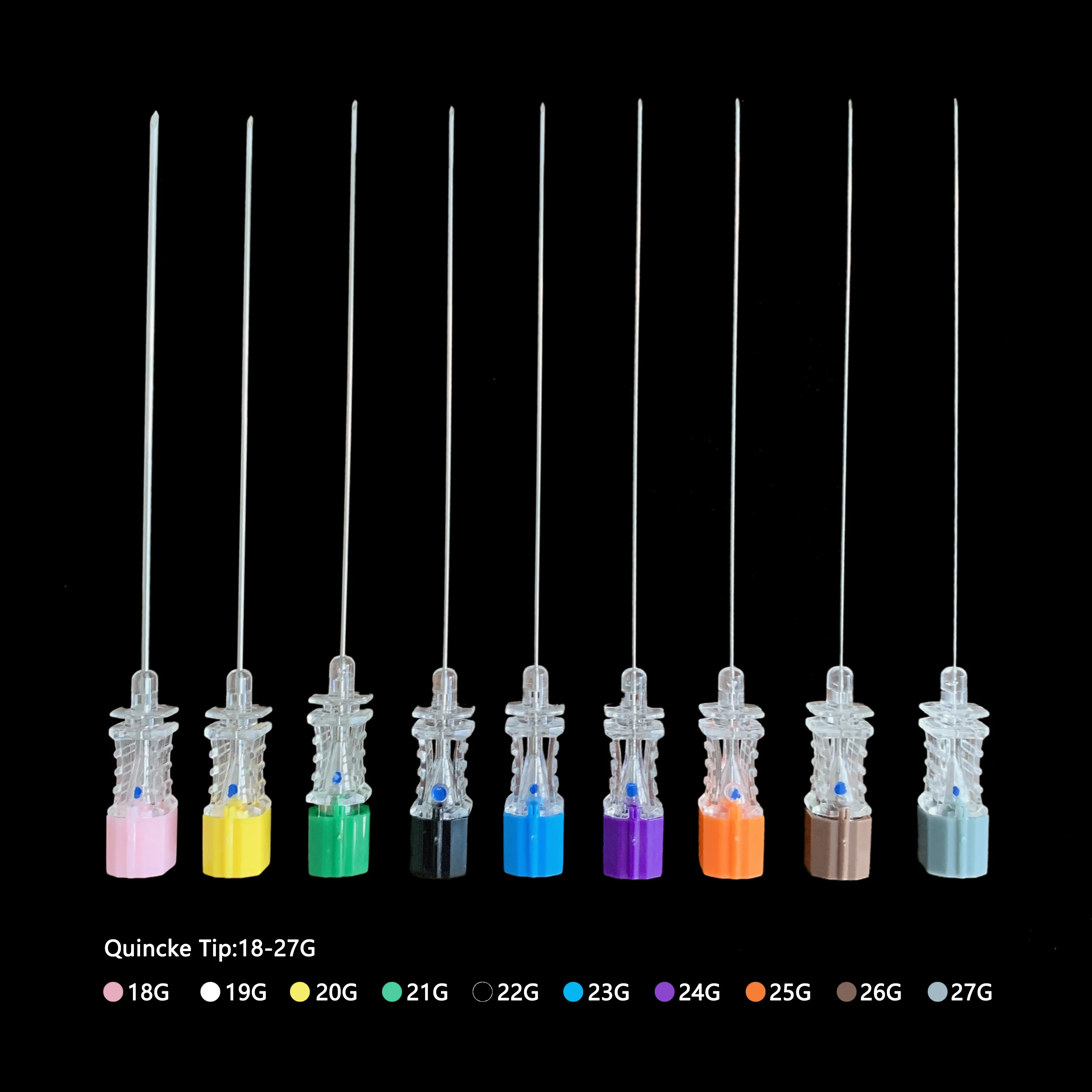 Disposable Anesthesia Spinal Needle Quincke/Pencil Point/Introducer Spinal Anesthesia Needle For Lumbar Puncture