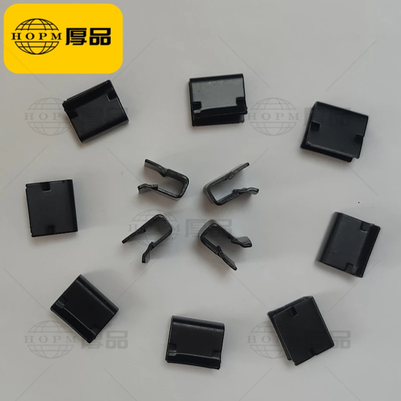 China Manufacturing 4g Black Rotor Balancing Pin Double Hook 65MN Material Spray Fan Balancing Clip