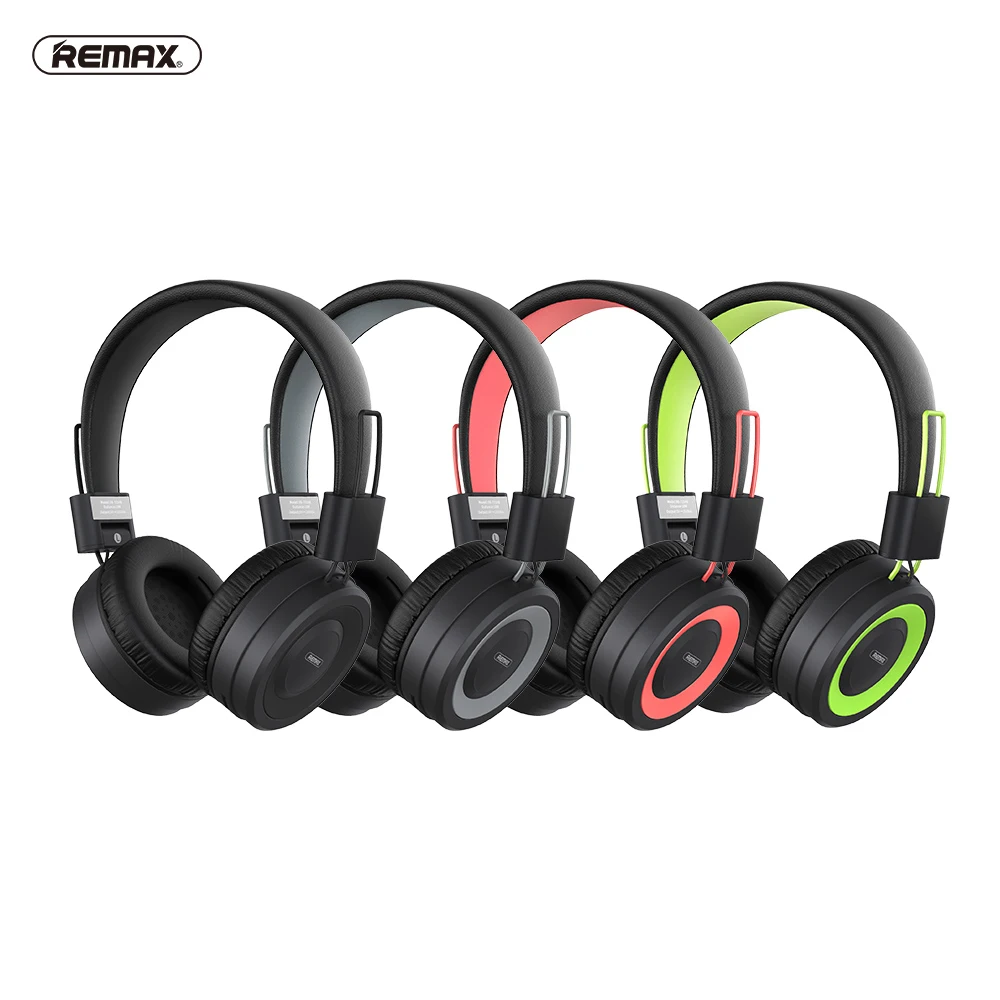 Remax arrival High definition Stereo Long standby Fashion contrast design TF card Wireless fast connection bluetooth headphone