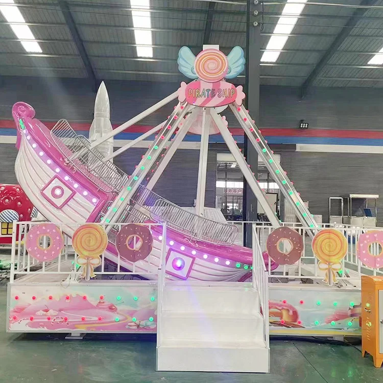 Best factory price amusement park ride pirate ship for sale wooden pirate ship playground for kids
