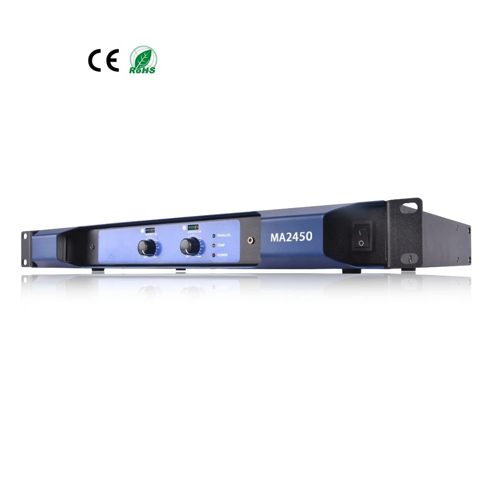 1U Class D 450W*2 digital power amplifier for home audio