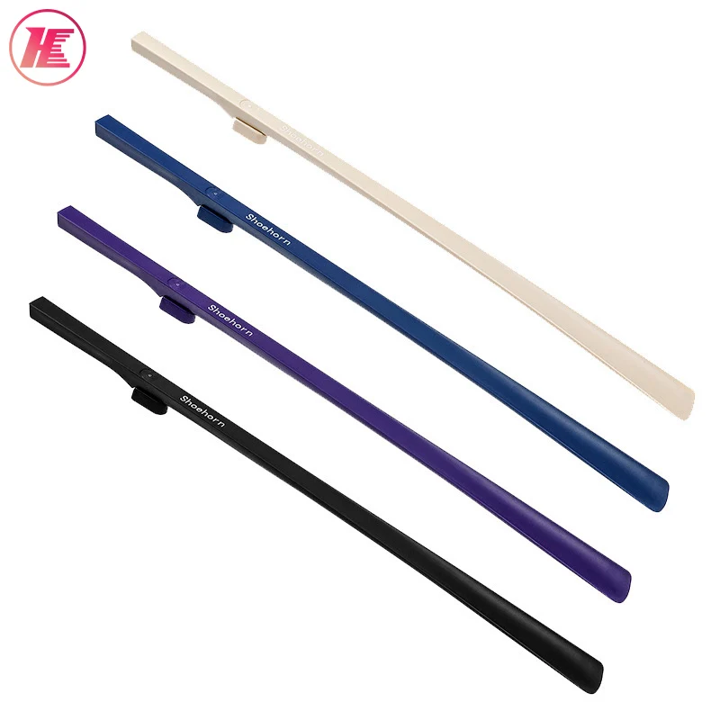 Colorful Round Head Long Shoehorn,Men Women Shoe Lifter Help Wear Shoes/boots Plastic Shoe Horn