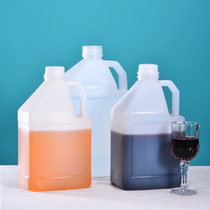 5 литров HDPE пластиковая бочка для воды вино соус пищевой контейнер для жидкости с защитой от проливания