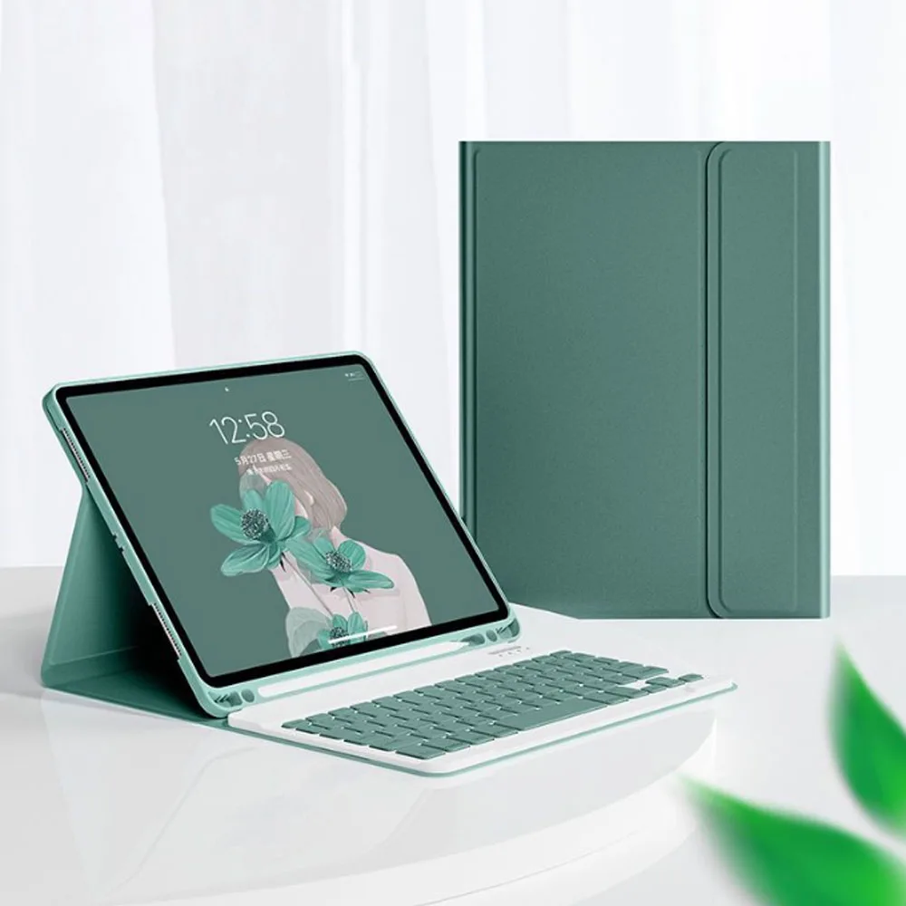 Auto Sleep/Wake Detachable Magnetic For iPad Keyboard Case with Pencil Holder Stand Folio Protect Cover Case for iPad Pro 11