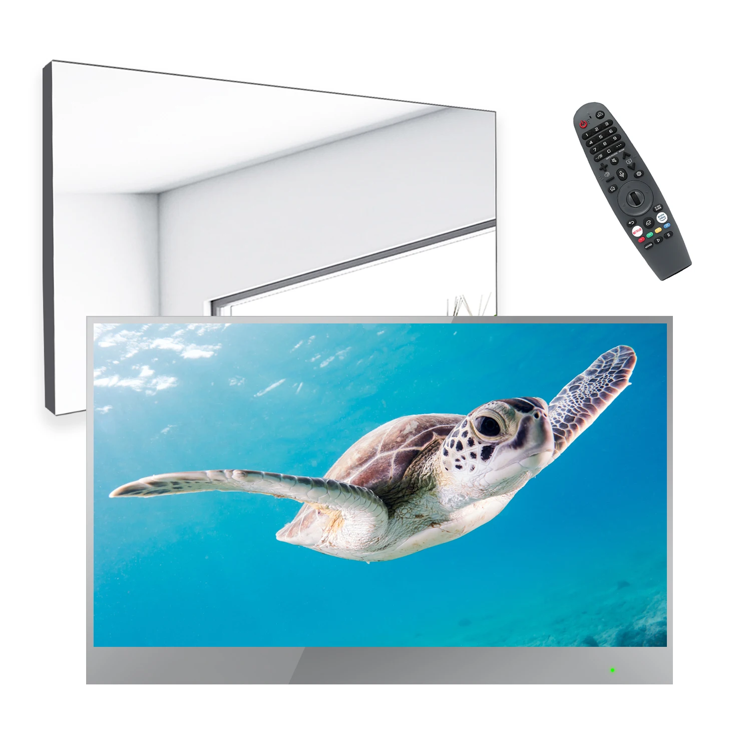 Soulaca 27inches Android Smart LED TV for Bathroom Kitchen Room Waterproof TV Television