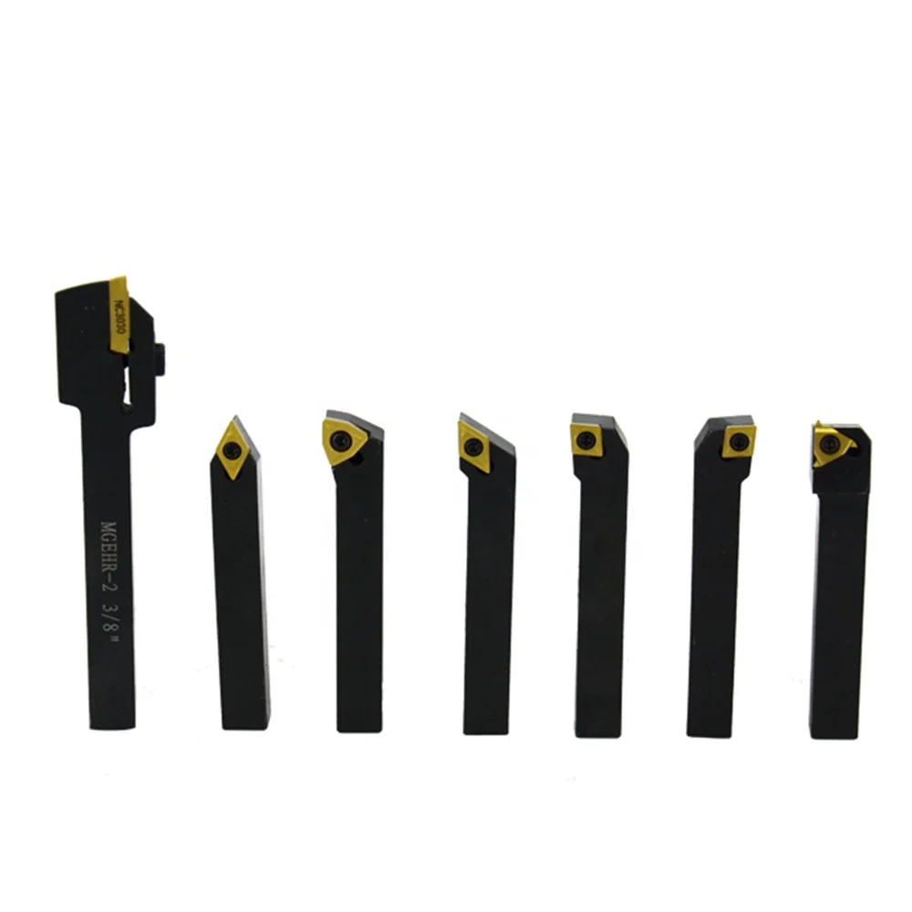 
Cnc Boring Bar Insert Lathe Machine Cutting Tools 3/8' 7pcs lathe tool holder set external Internal turning tool holders 