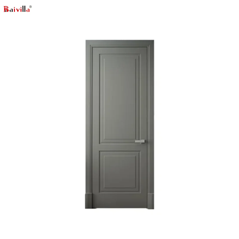 Unique Design solid teak wooden interior doors Quality Assurance luxury interior wood door
