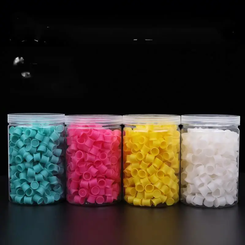Disposable Permanent Makeup Beauty Ring Divider Other Body Art Soft Silicone Microblading Tattoo Ink Cup