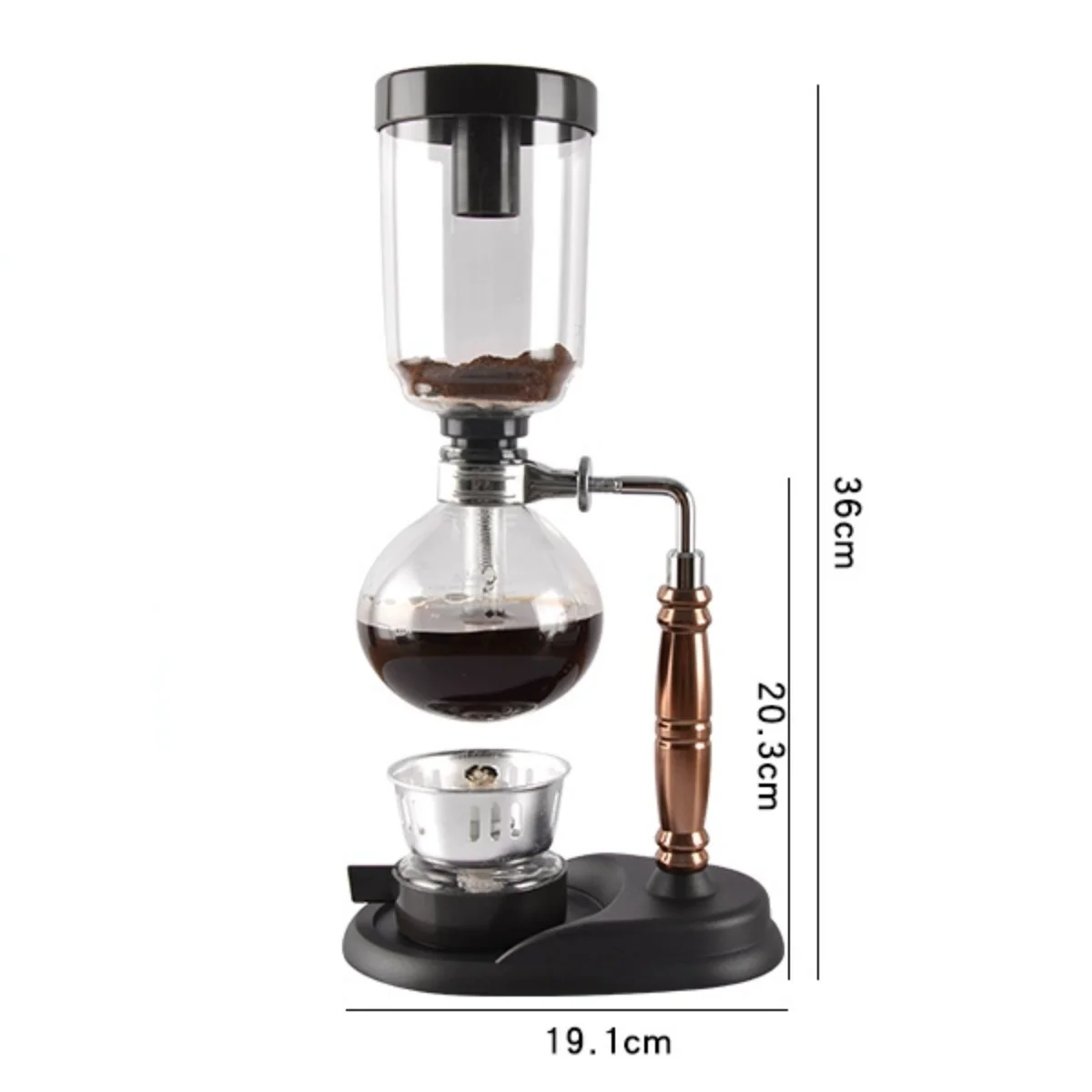 3 Cup Borosilicate Glass Siphon Tea Maker / Syphon Siphon Coffee Maker