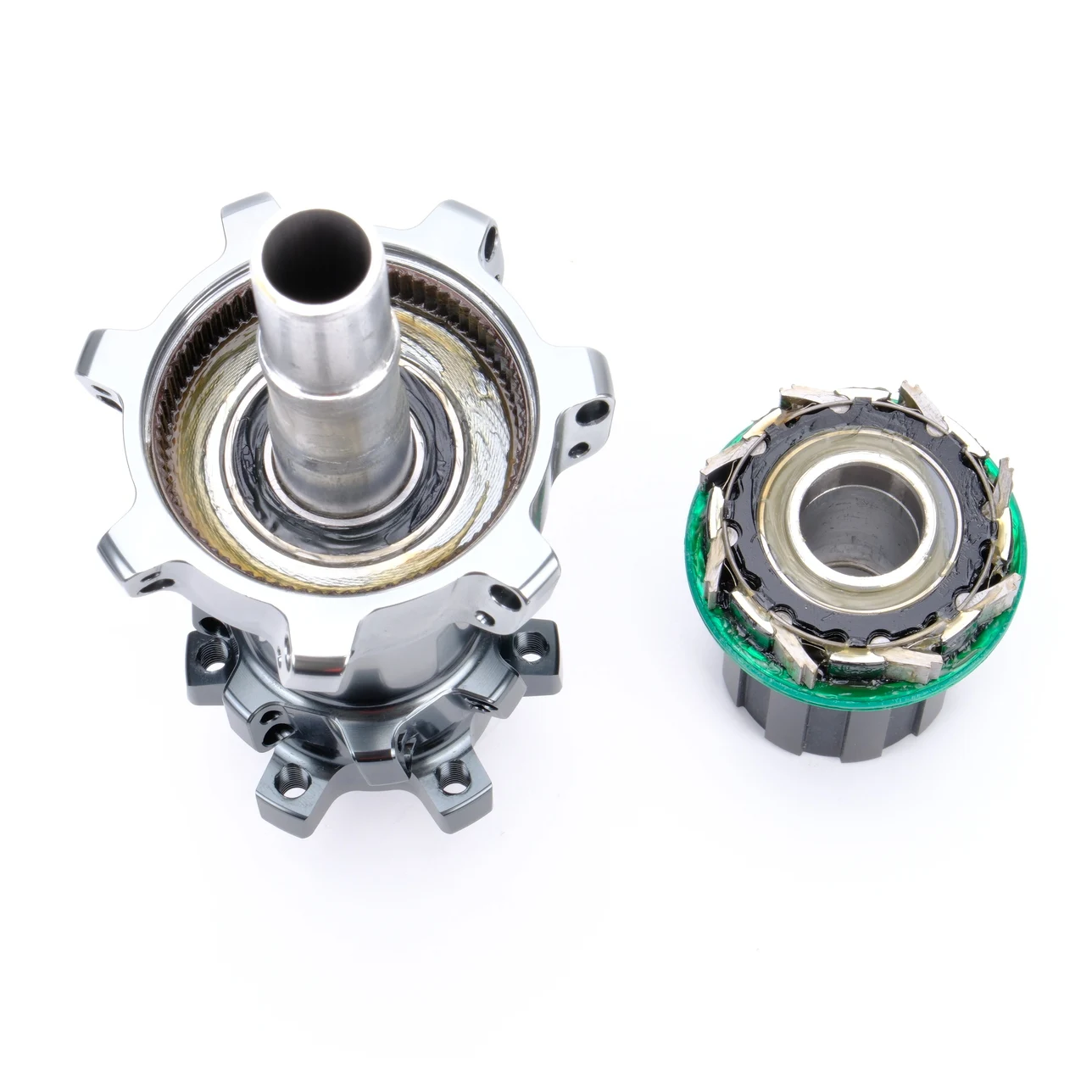 DM-916-F/R Mountain Bike Hub 8 Pawls  DIsc Brake Straight pull 24/28H HG/SPD/XD/MS Convertible Quick Release Thru Boost Axle MTB