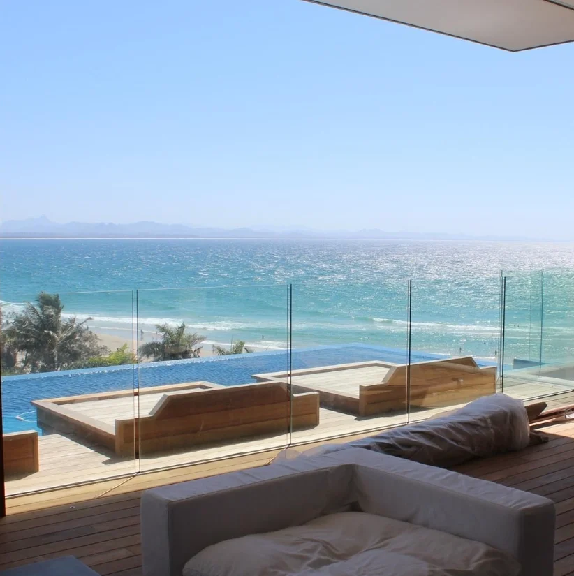 Swimming Pool Canopy Retractable Roof Pool Cover Sliding Glass toughened tempered Furniture glass