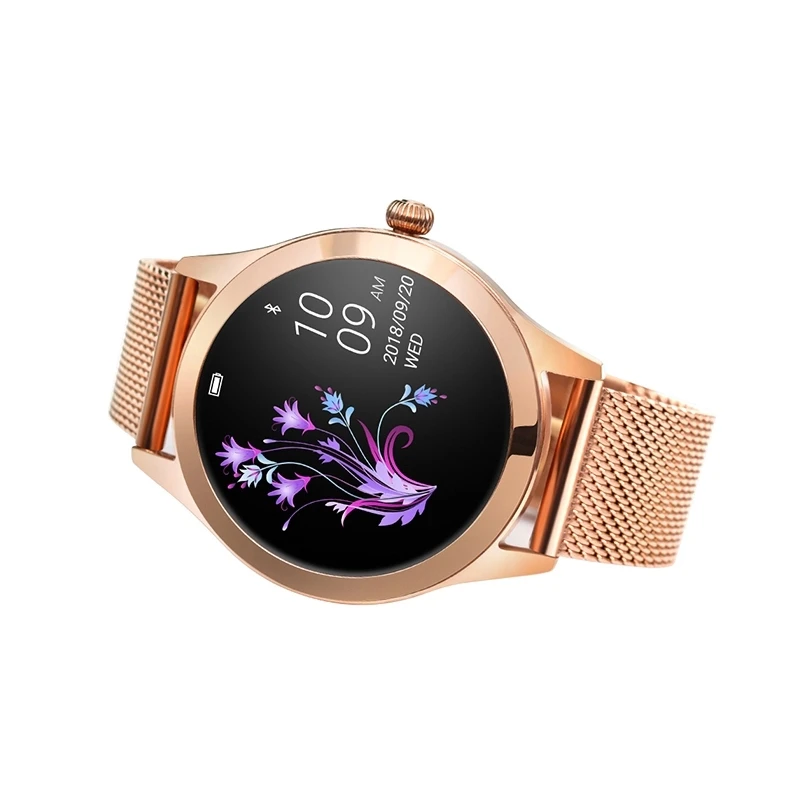  KW10 Smart Watch Women 2021 IP68 Waterproof Heart Rate Monitoring smart watch For Android IOS Fitness Bracelet