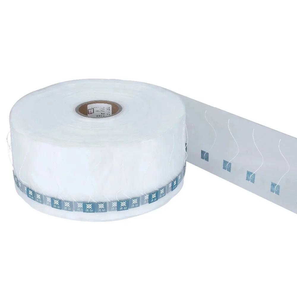 PLA Filter Mesh Roll  for triangle Tea bag packaging material with logo Biodegradable pyramid tea bag Roll with string tag