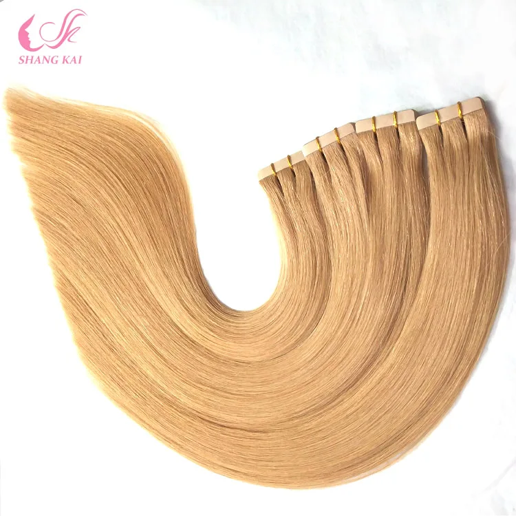 2024 Top Sale 100% Human One Doner Double Drawn Tape In Hair Extensions