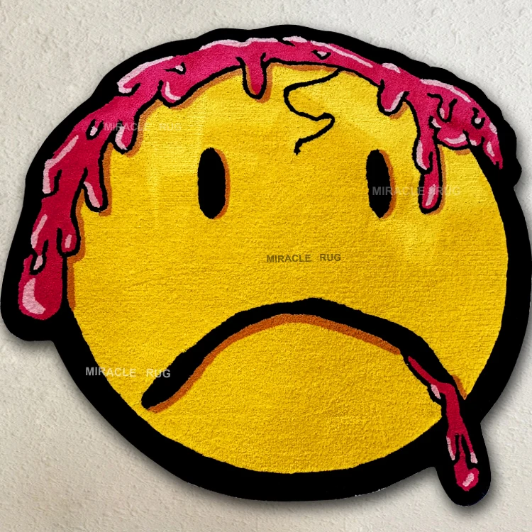 Wholesale Custom Personalized Made Melting Rug Logo Designer Persian Hand Tufted Handmade Customised Rugs