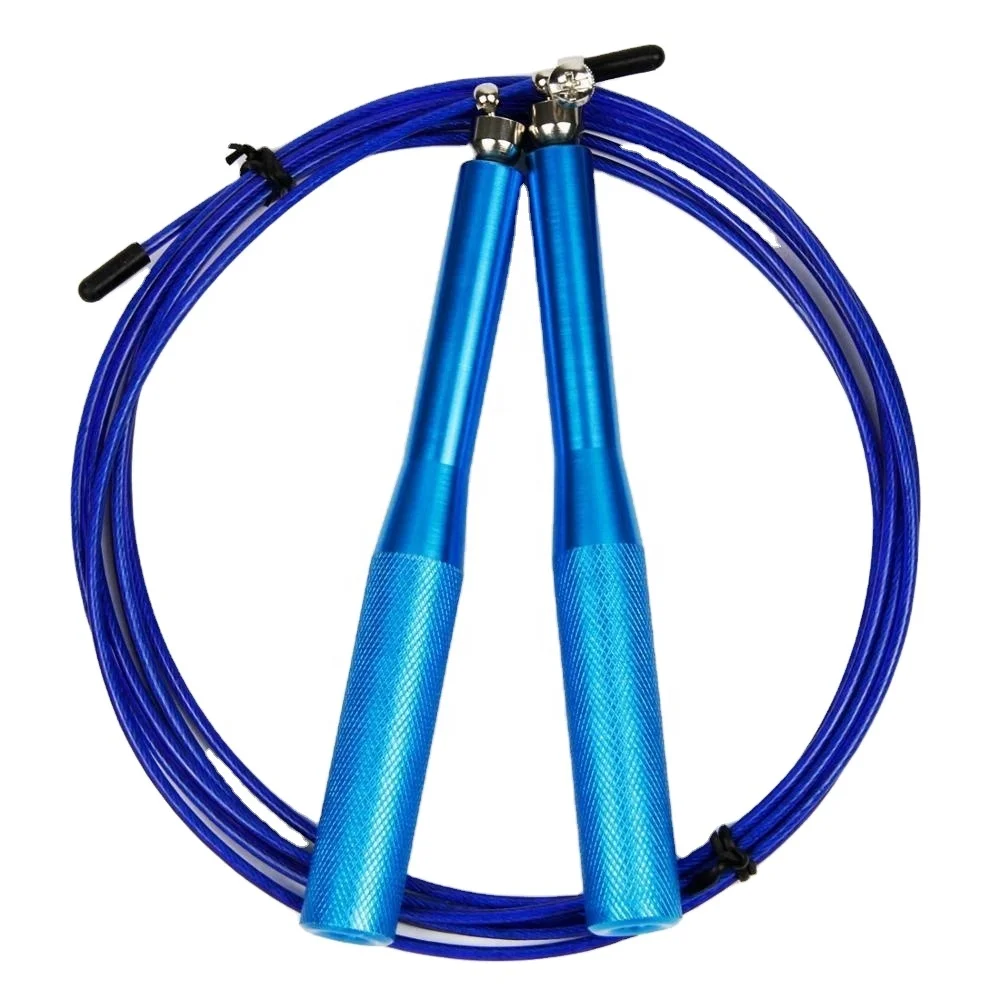 Aluminum Handle Adjustable Speed Skipping Jump Rope for Physical Fitness