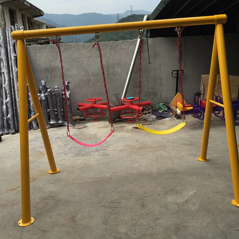 Longly play set and swing backyard swing set with kid climbing frame