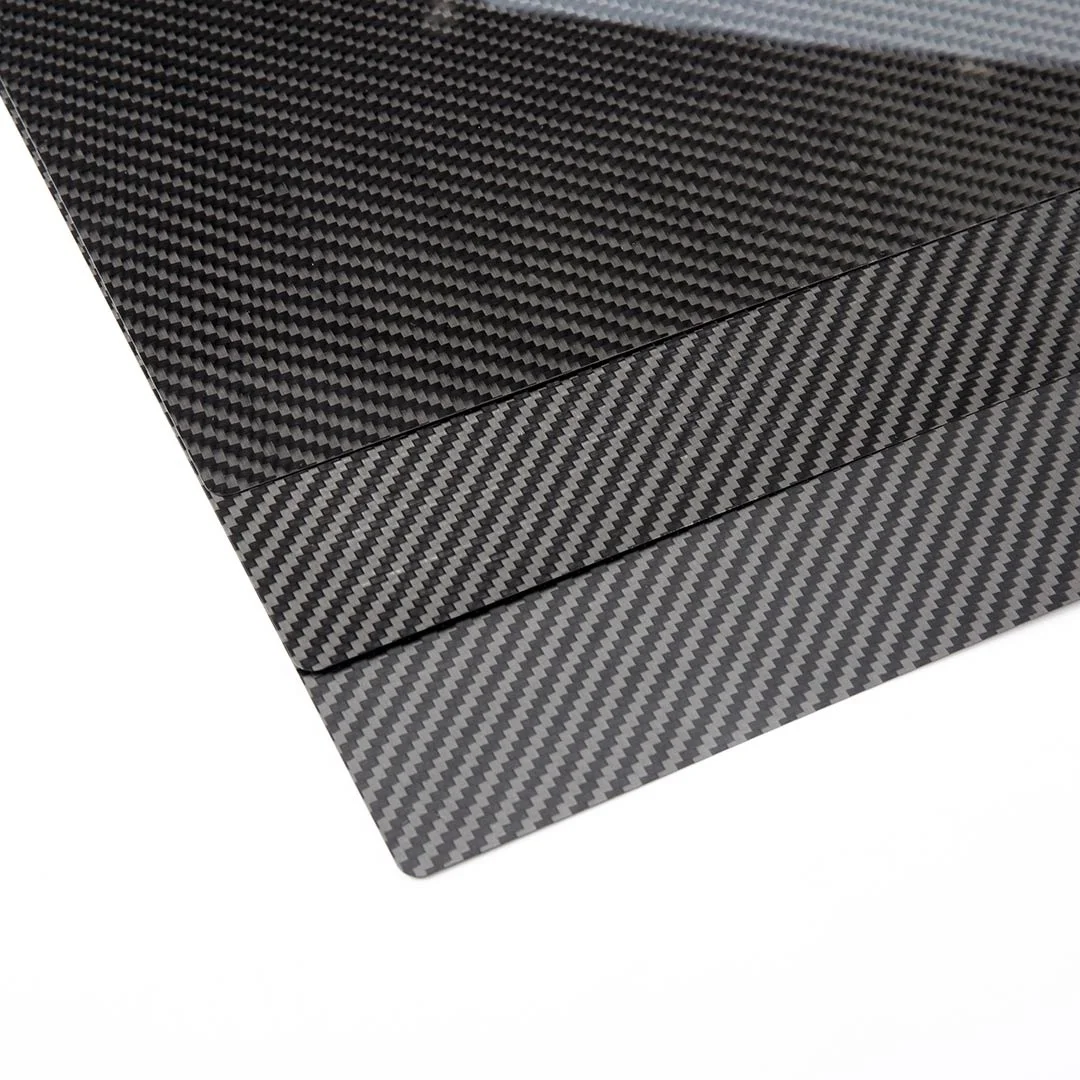 Factory Custom Carbon Fibre Sheet Matte Glossy Surface Thickness 1mm 2mm 3mm 4mm 5mm 3k Carbon Fiber Sheet Plate Board